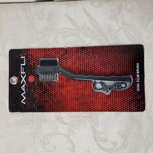 Maxfli golf club dual brush wire and nylon bristles